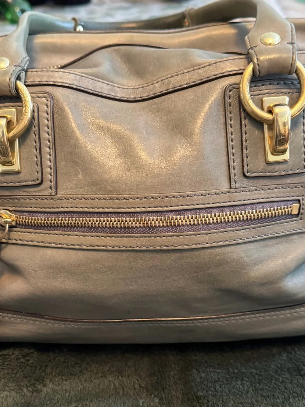 Coach Hamptons Lindsay Satchel style No. 12475 and walllet